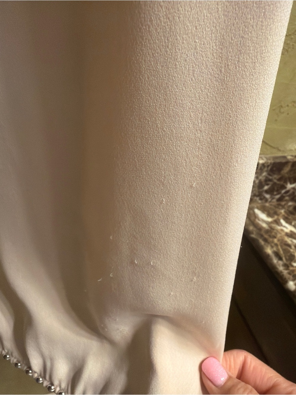 H&M Blush studded Trim Sleeveless Camisole keyhole opening in back size 6 flaws - Picture 5 of 9